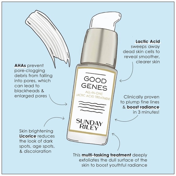 Sunday Riley Good Genes All-In-One Lactic Acid Treatment, 15mL NIB - Picture 3 of 5